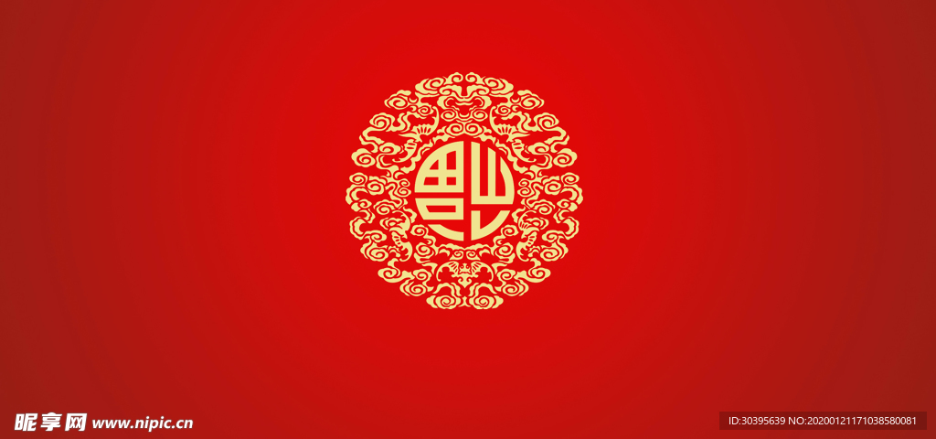 红色背景