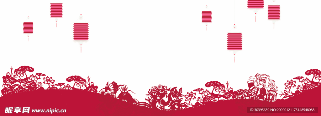 红色背景