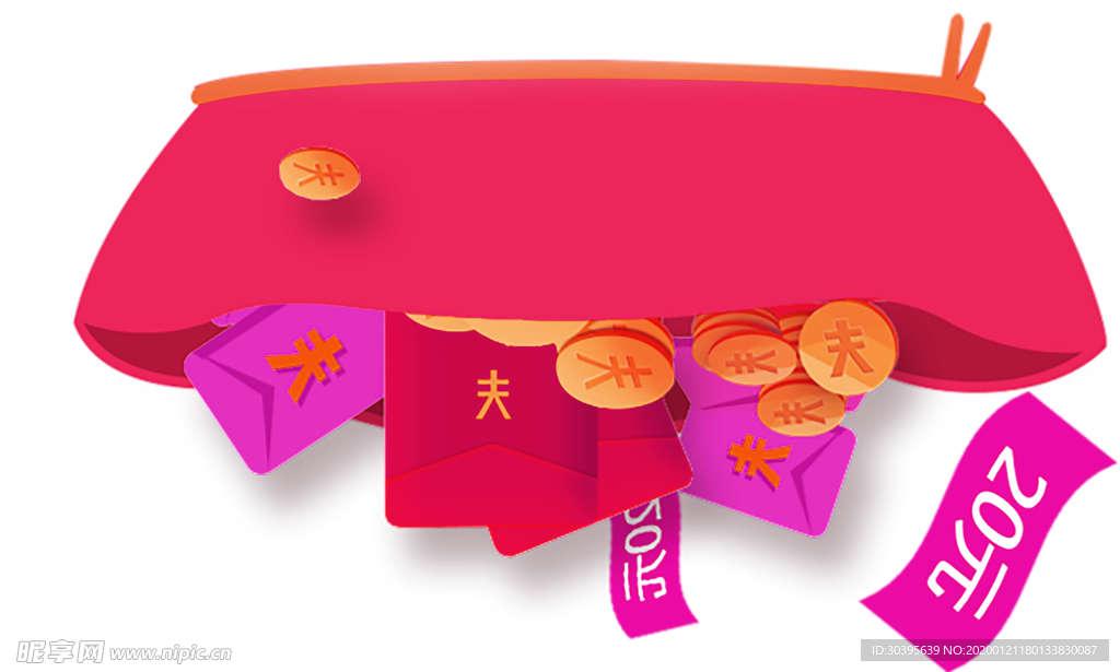 红色背景