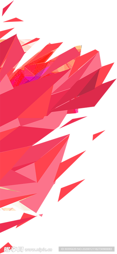 红色背景