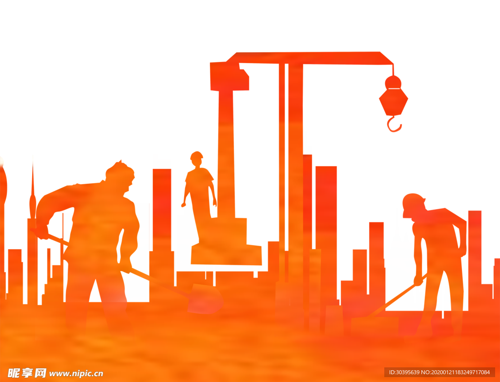 红色背景