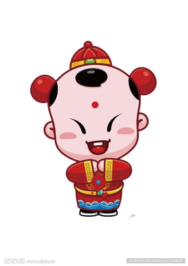 拜年的小孩