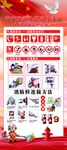 消防安全知识展架