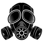 防毒面具矢量素材