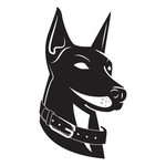 杜宾犬矢量素材