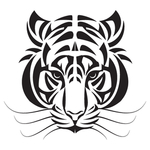 虎头徽标设计