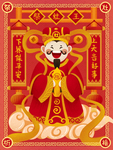 财神背景