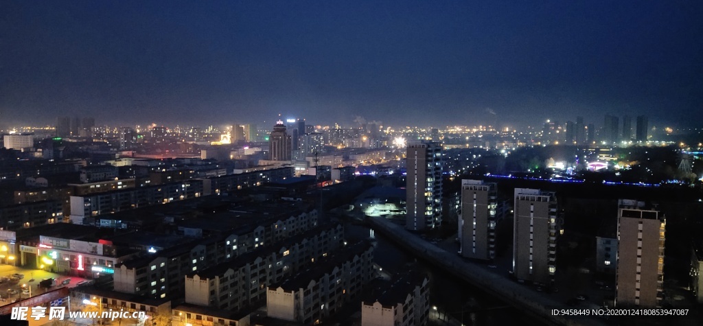 滨州市2020年大年夜夜景