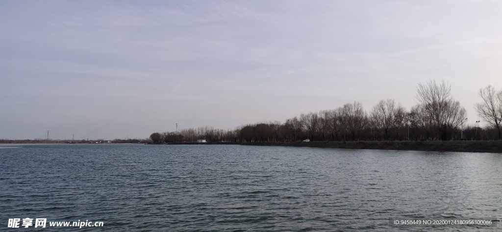 滨州市 蒲湖 风景区 水库 大