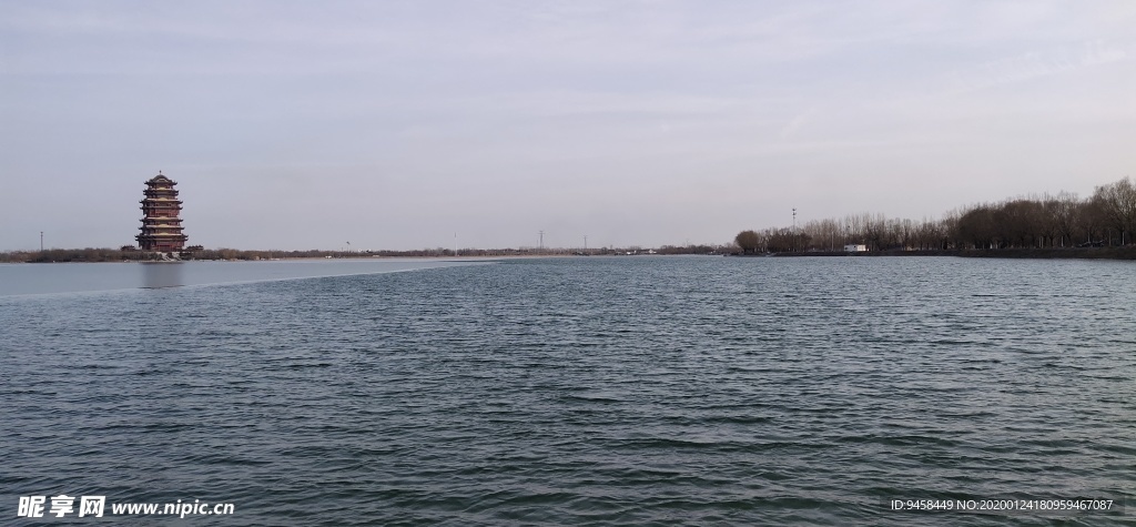 滨州市 蒲湖 风景区 水库 大