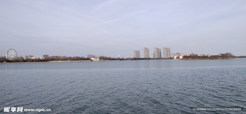 滨州市 蒲湖 风景区 水库 大