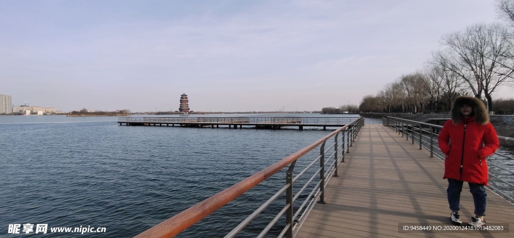 滨州市 蒲湖 风景区 水库 大