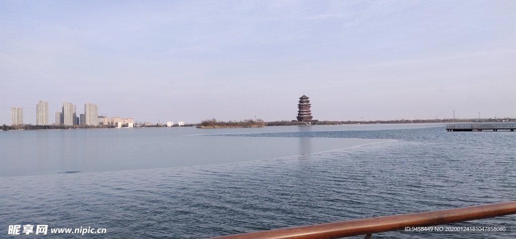 滨州市 蒲湖 风景区 水库 大