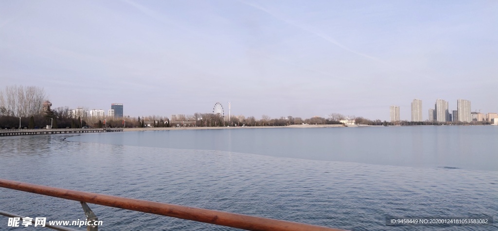 滨州市 蒲湖 风景区 水库 大