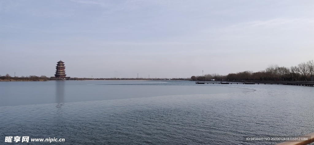 滨州市 蒲湖 风景区 水库 大