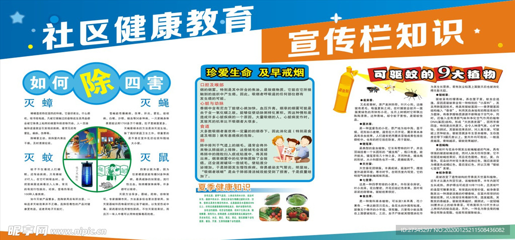健康教育展板