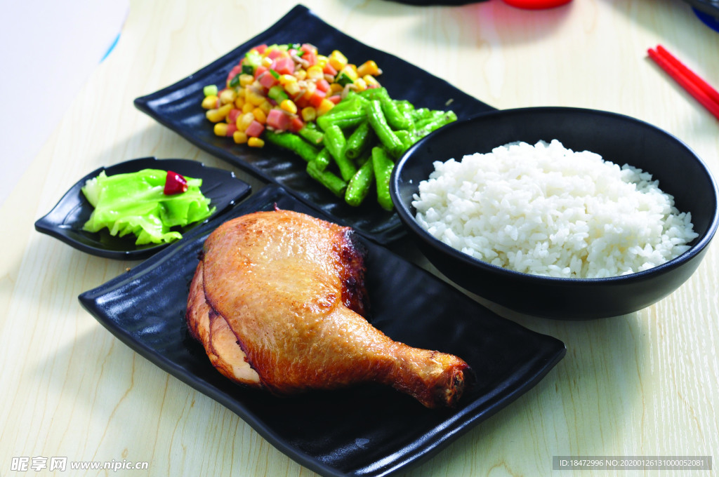 鸡腿饭