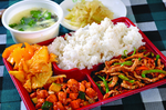 肉丝鸡丁饭