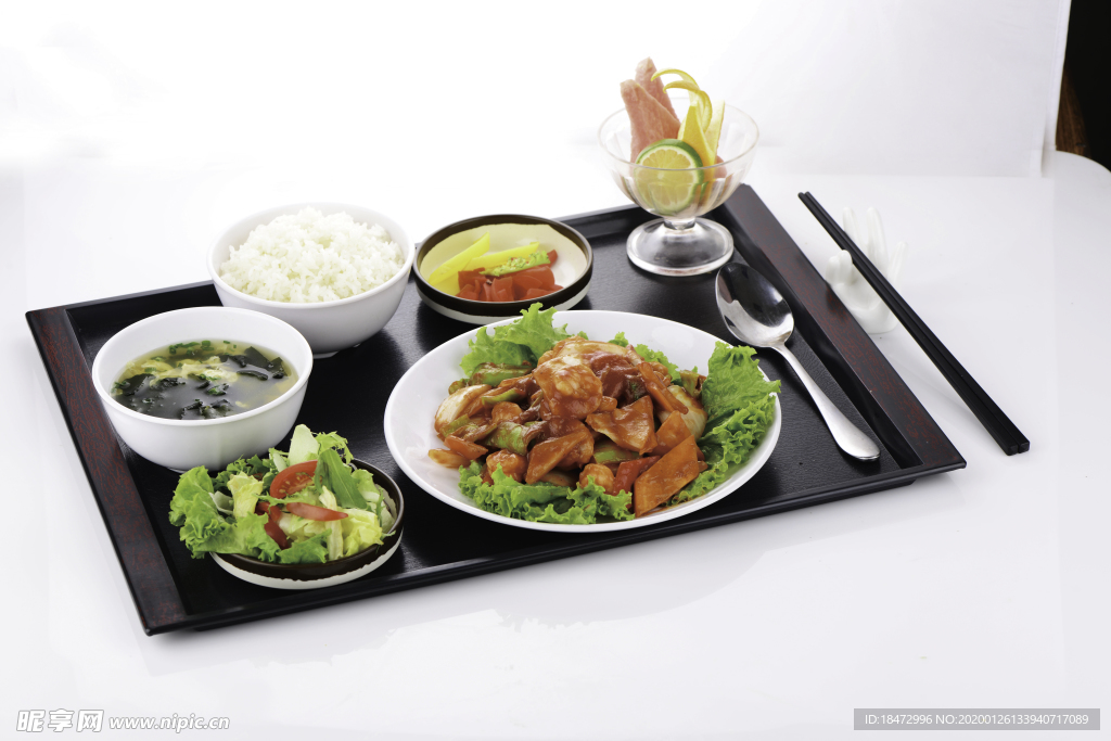 韩式炒大虾套餐