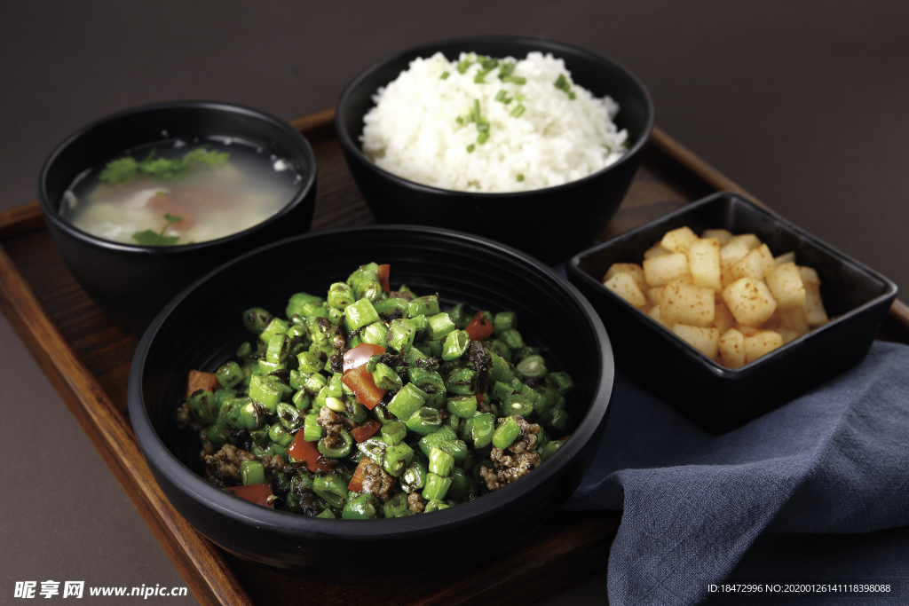 榄菜肉沫四季豆套餐
