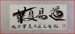 聚马凉石 千行题字 华夏易道