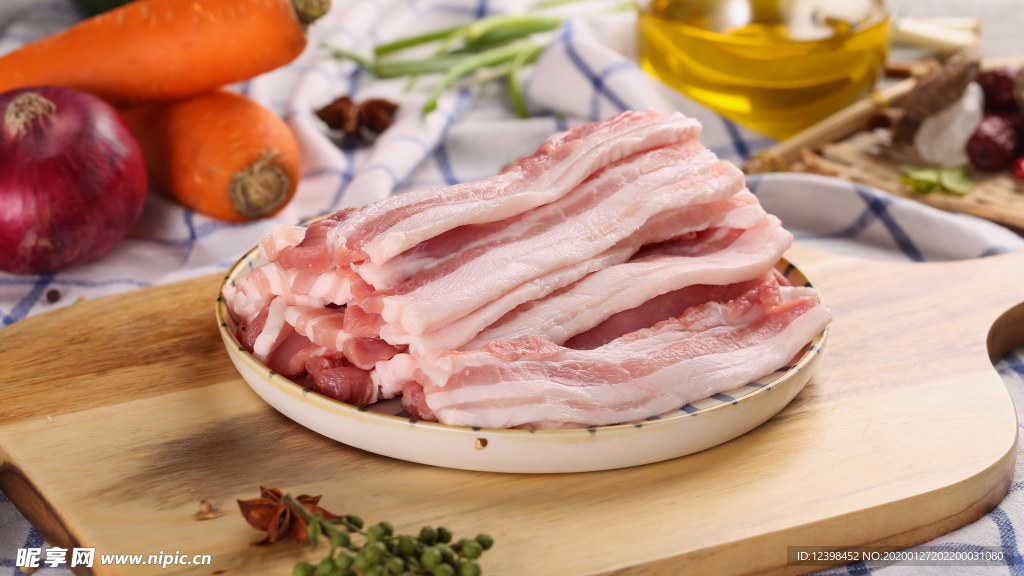 五花肉摄影美图