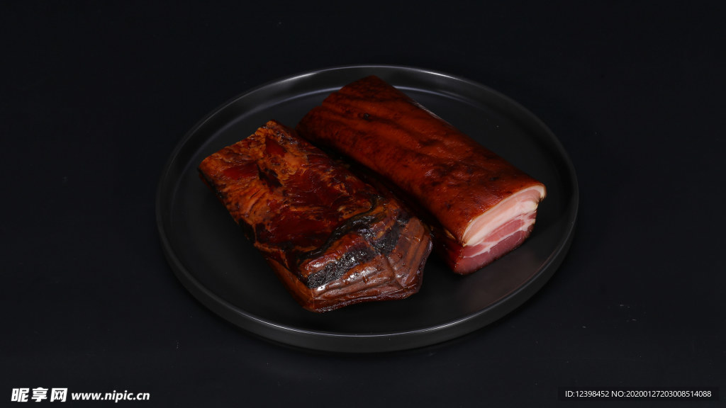 美味的腊肉片