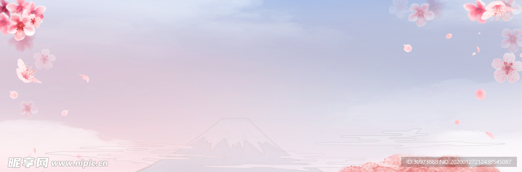 粉色背景