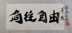 聚马凉石 千行题字 向往自由