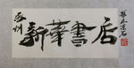 聚马凉石 千行题字 新华书店