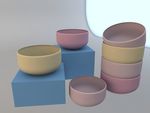 厨房碗C4D模型