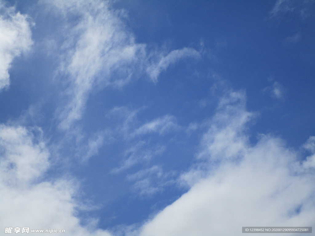 蓝天白云摄影素材