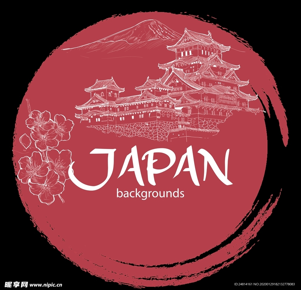 墨迹日本旅游日本文化元素
