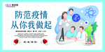 预防武汉冠状肺炎流感病毒海报