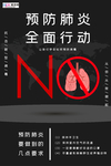 预防冠状肺炎流感病毒海报