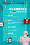 预防武汉冠状肺炎流感病毒海报