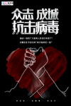 预防冠状肺炎流感病毒海报