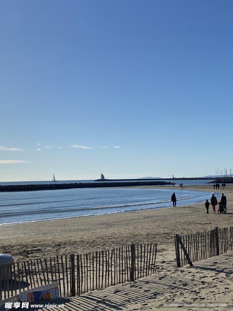 海滩