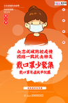 预防冠状肺炎流感病毒海报