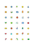 手绘可爱小图标