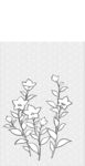 日本线描植物花卉矢量素材