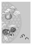 日本线描植物花卉矢量素材