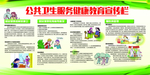 公共卫生服务宣传栏