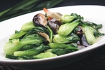 双菇炒青菜