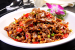 酸豆角炒鸡胗