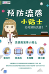 预防冠状肺炎流感病毒海报