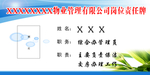 公司人员岗位公示牌