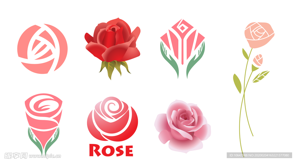 玫瑰花标志