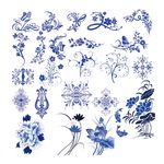 青花瓷花纹