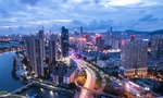 广东省深圳市罗湖区城市夜景